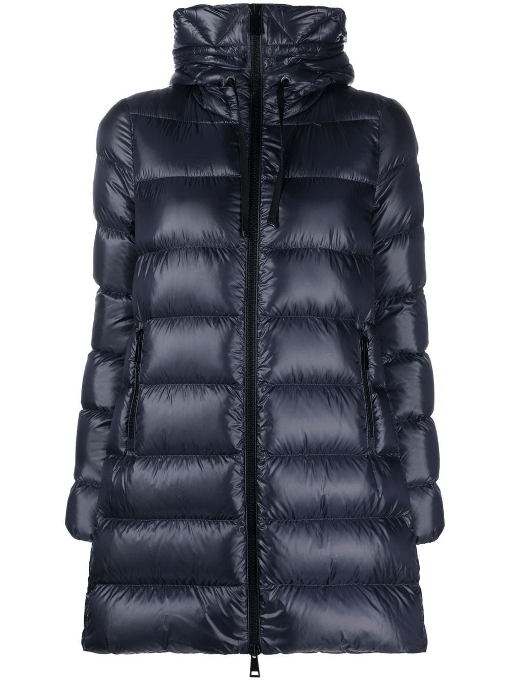 Moncler Suyen hooded quilted jacket - Blue von Moncler