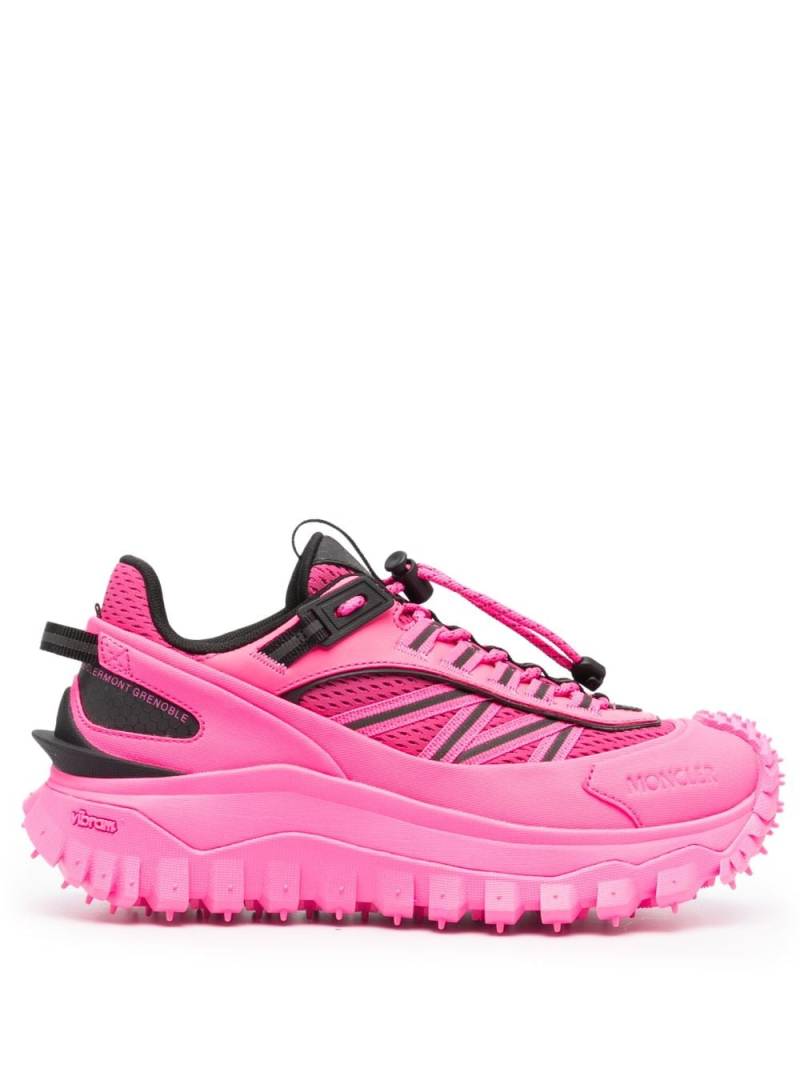 Moncler Tailgrip panelled sneakers - Pink von Moncler