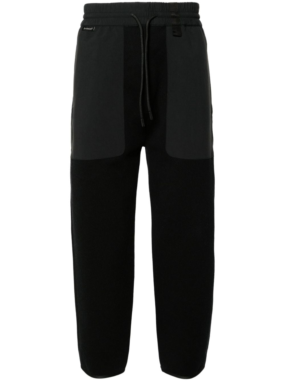 Moncler Tricot cotton track pants - Black von Moncler