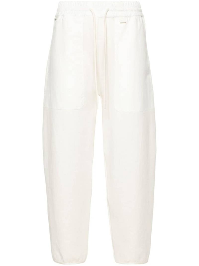 Moncler contrasting-panels track pants - White von Moncler