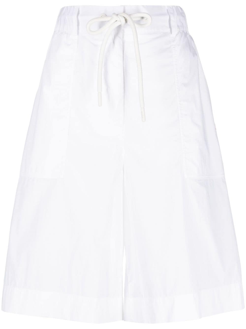 Moncler knee-length drawstring shorts - White von Moncler