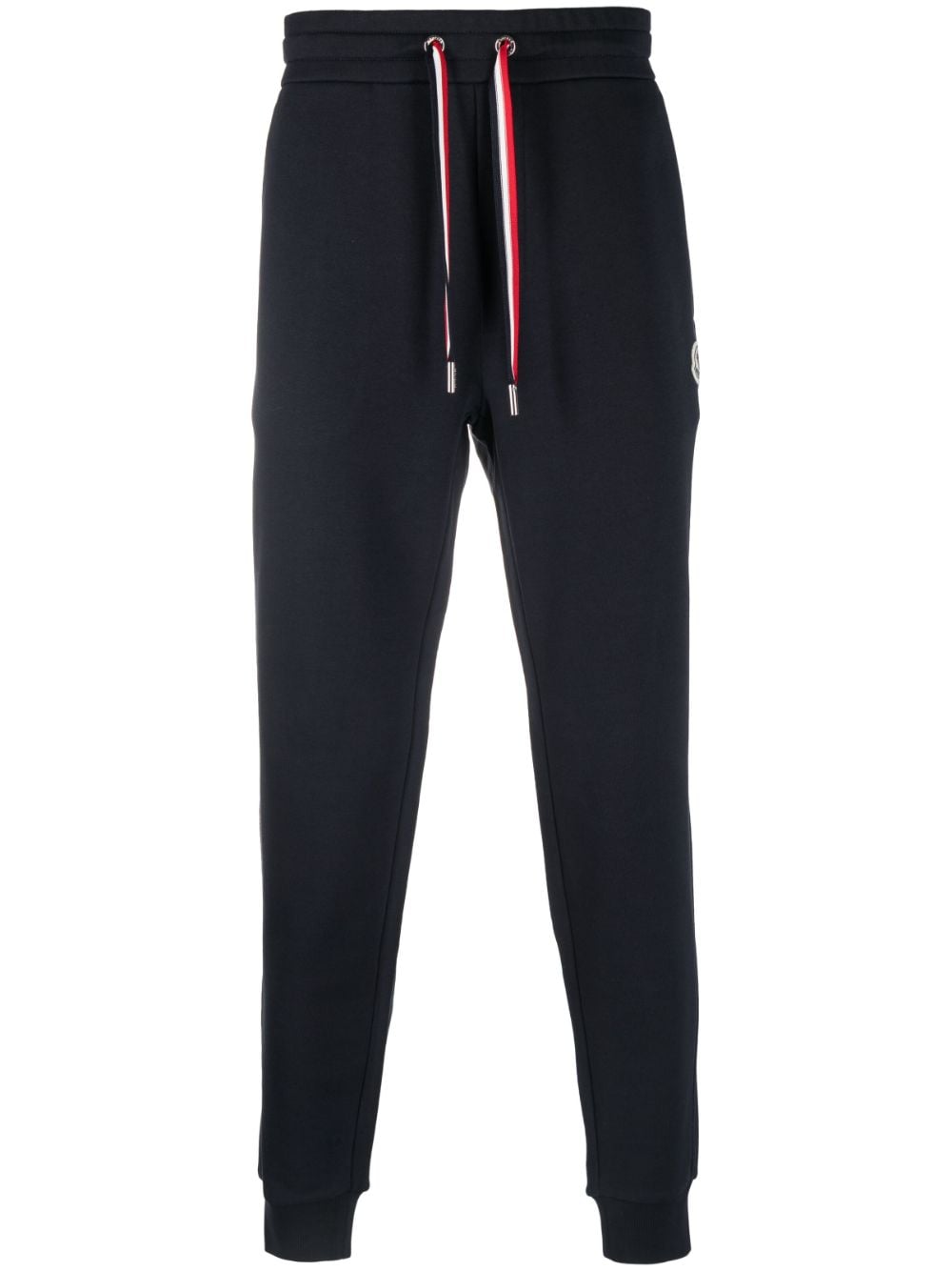 Moncler drawstring cotton track pants - Blue von Moncler