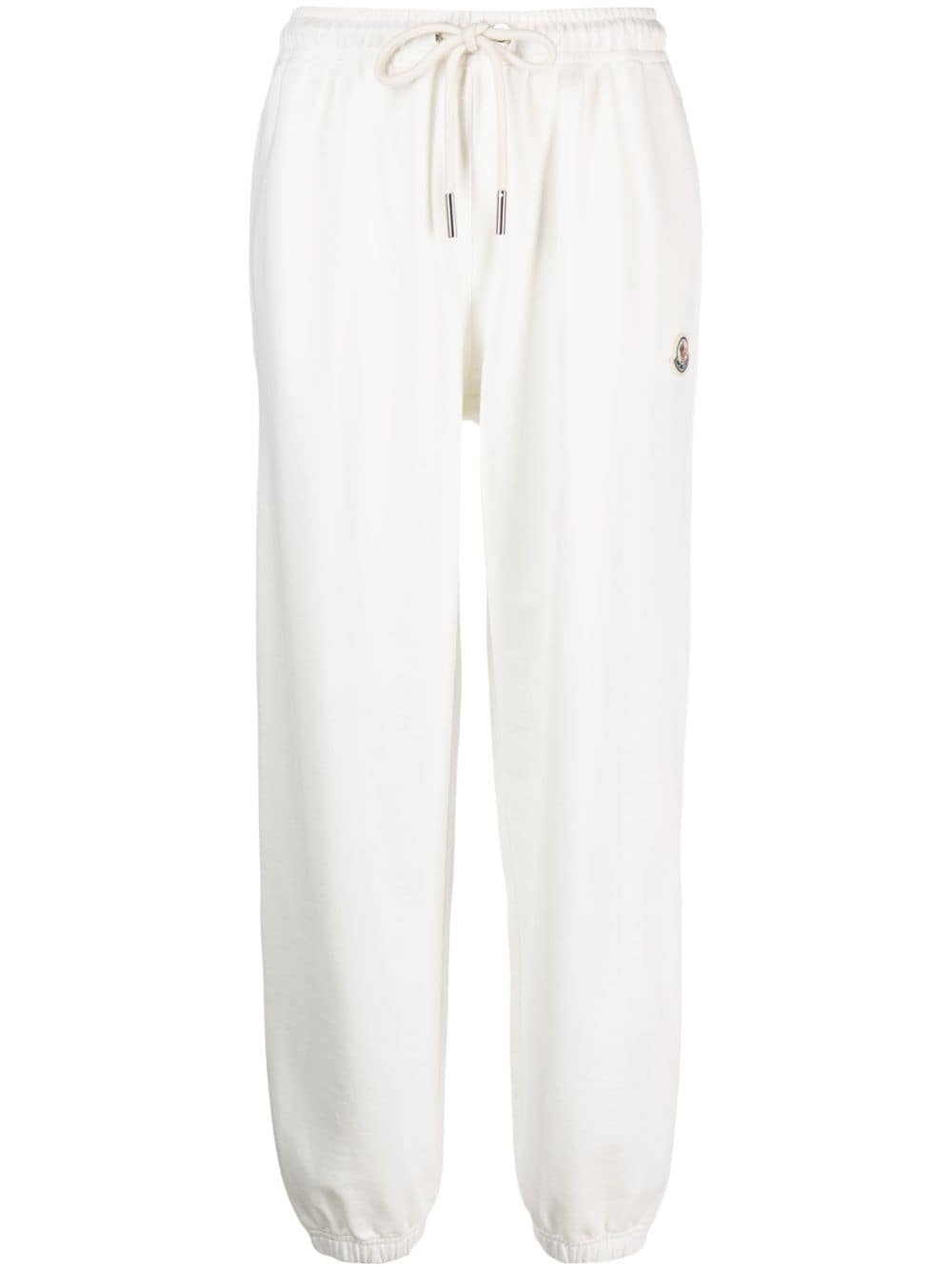 Moncler drawstring-waist cotton track pants - White von Moncler