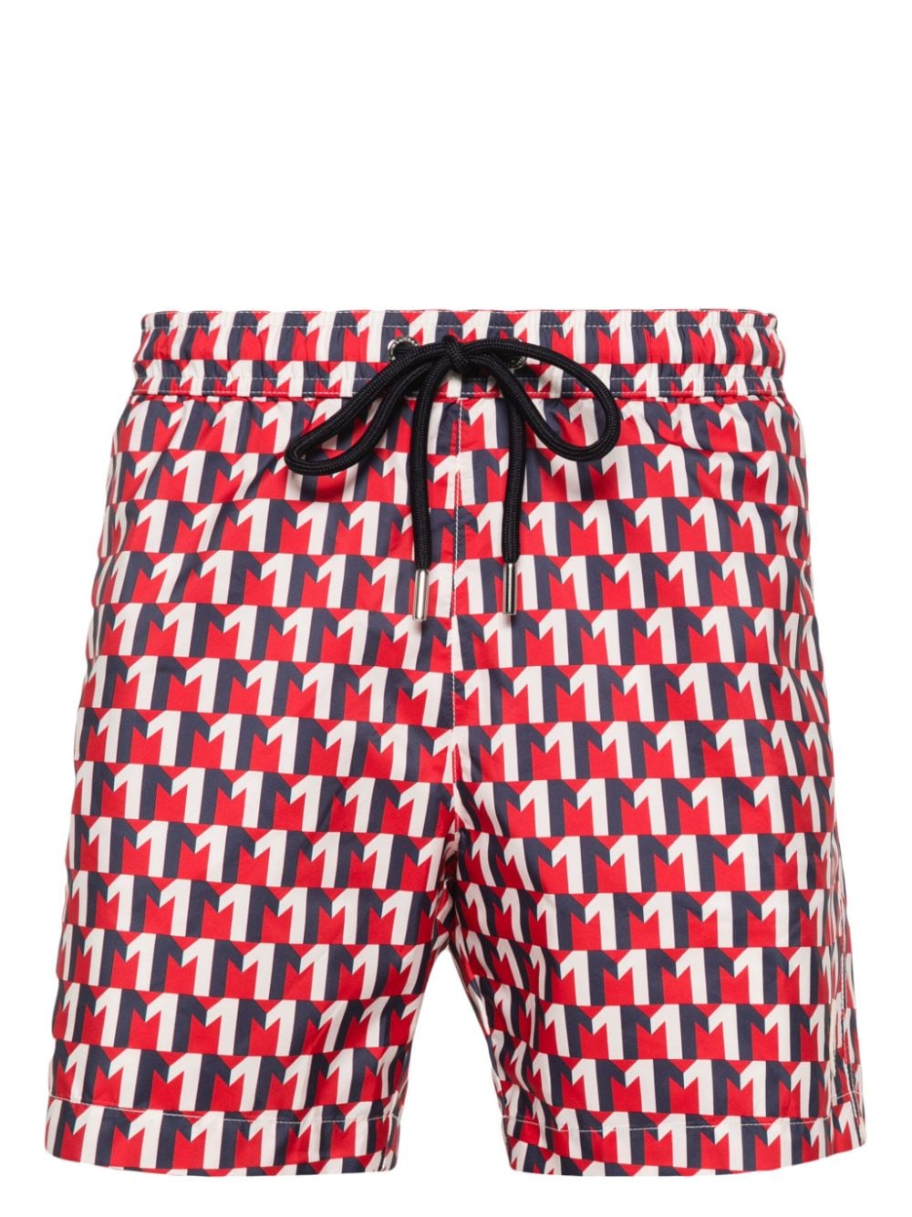 Moncler geometric-print swim shorts - Blue von Moncler