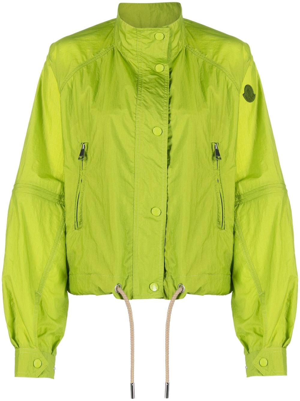 Moncler high-neck lightweight jacket - Green von Moncler