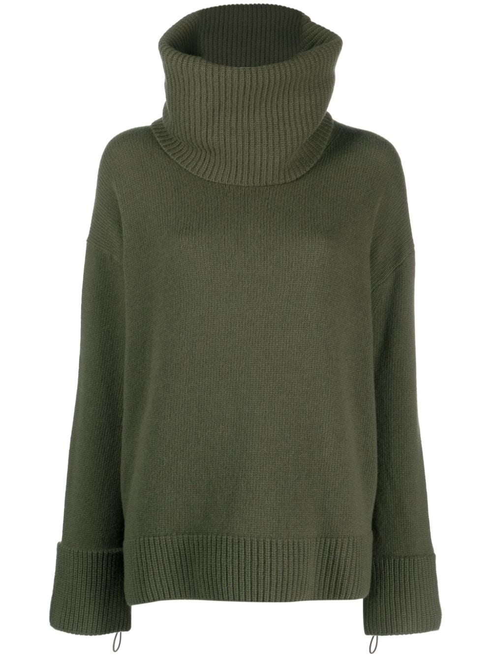 Moncler high-neck wool jumper - Green von Moncler