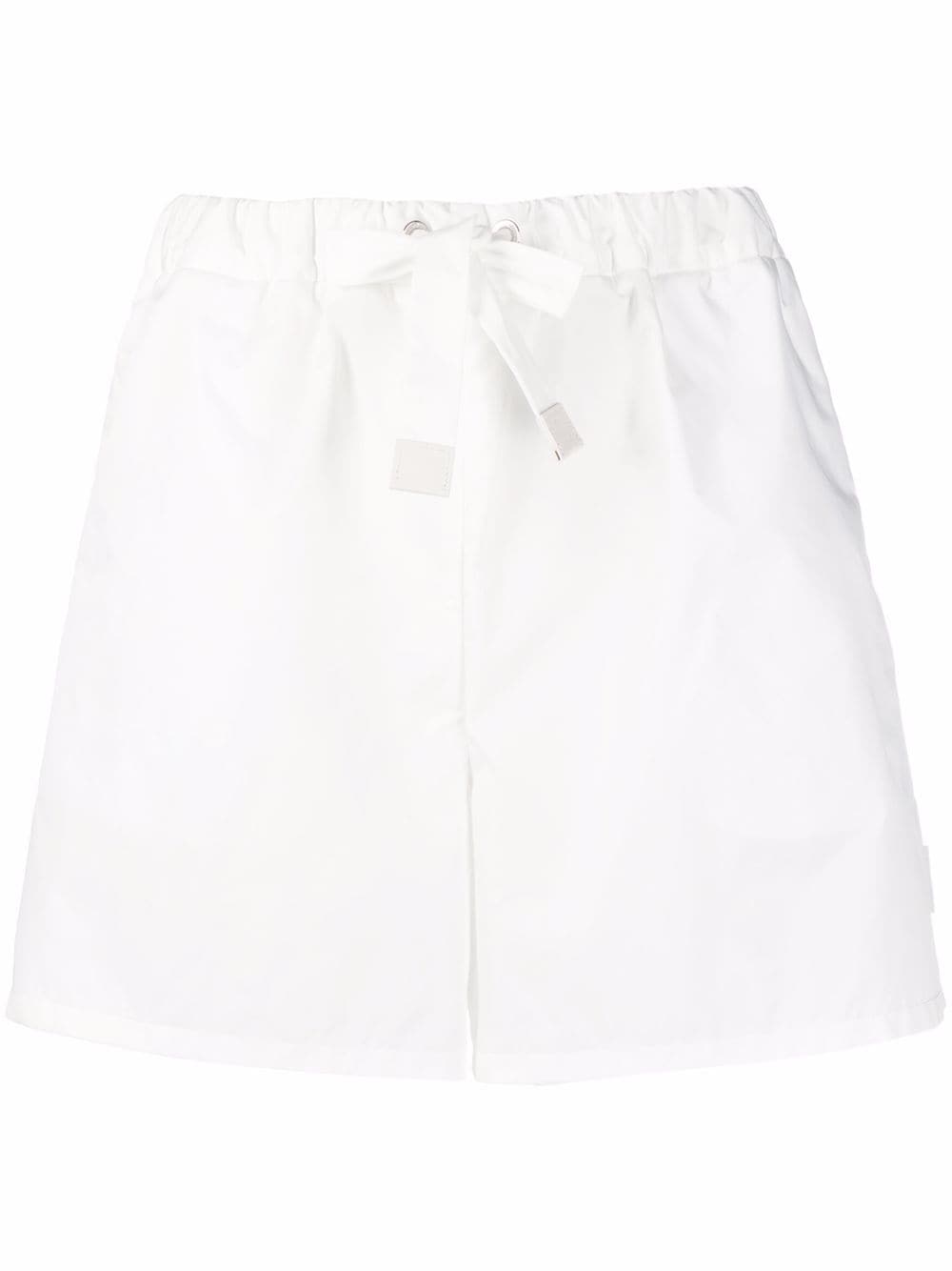 Moncler high-waist drawstring shorts - White von Moncler