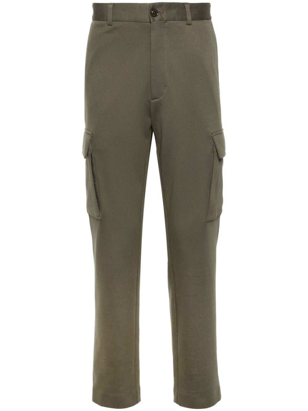 Moncler high-waist tapered cargo trousers - Green von Moncler