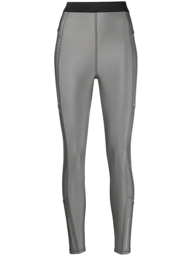 Moncler high-waisted performance leggings - Grey von Moncler