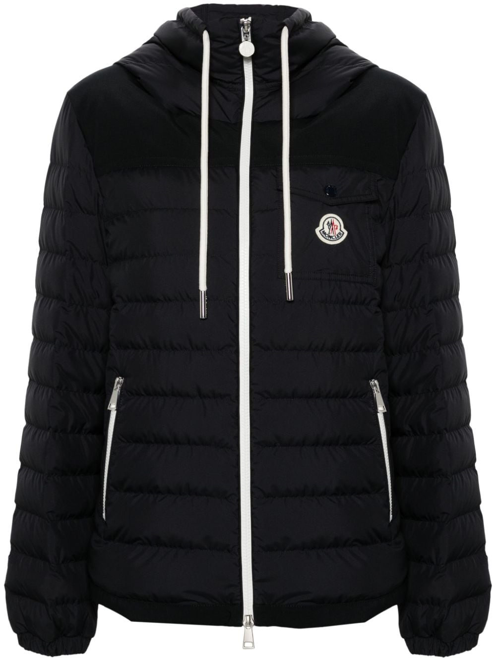 Moncler hooded down puffer jacket - Blue von Moncler