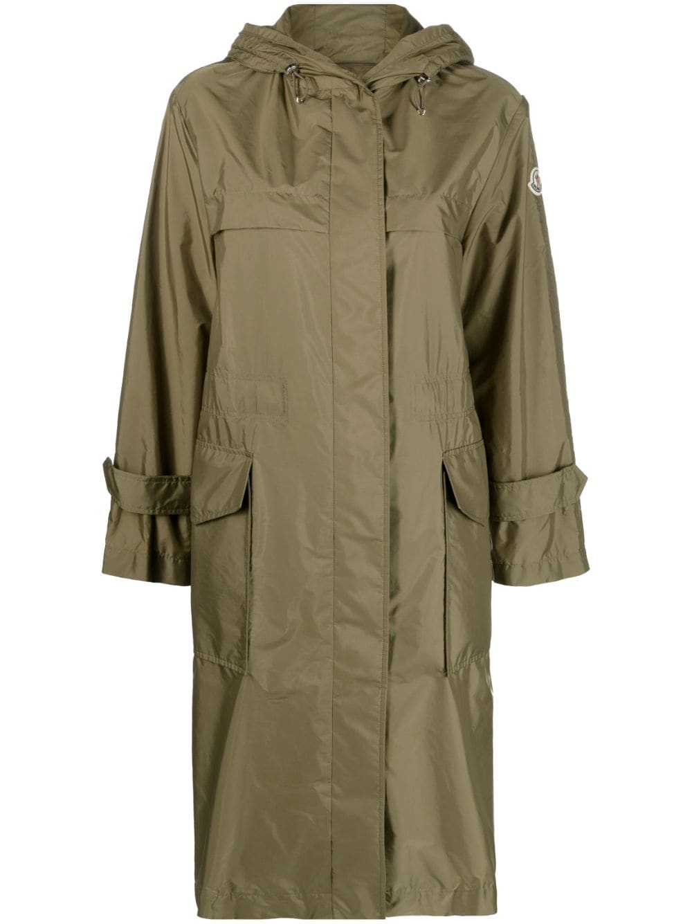 Moncler hooded drawstring parka - Green von Moncler