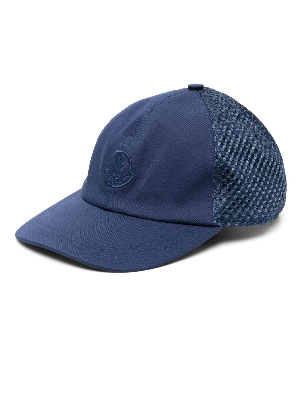 Moncler logo-embroidered baseball cap - Blue von Moncler