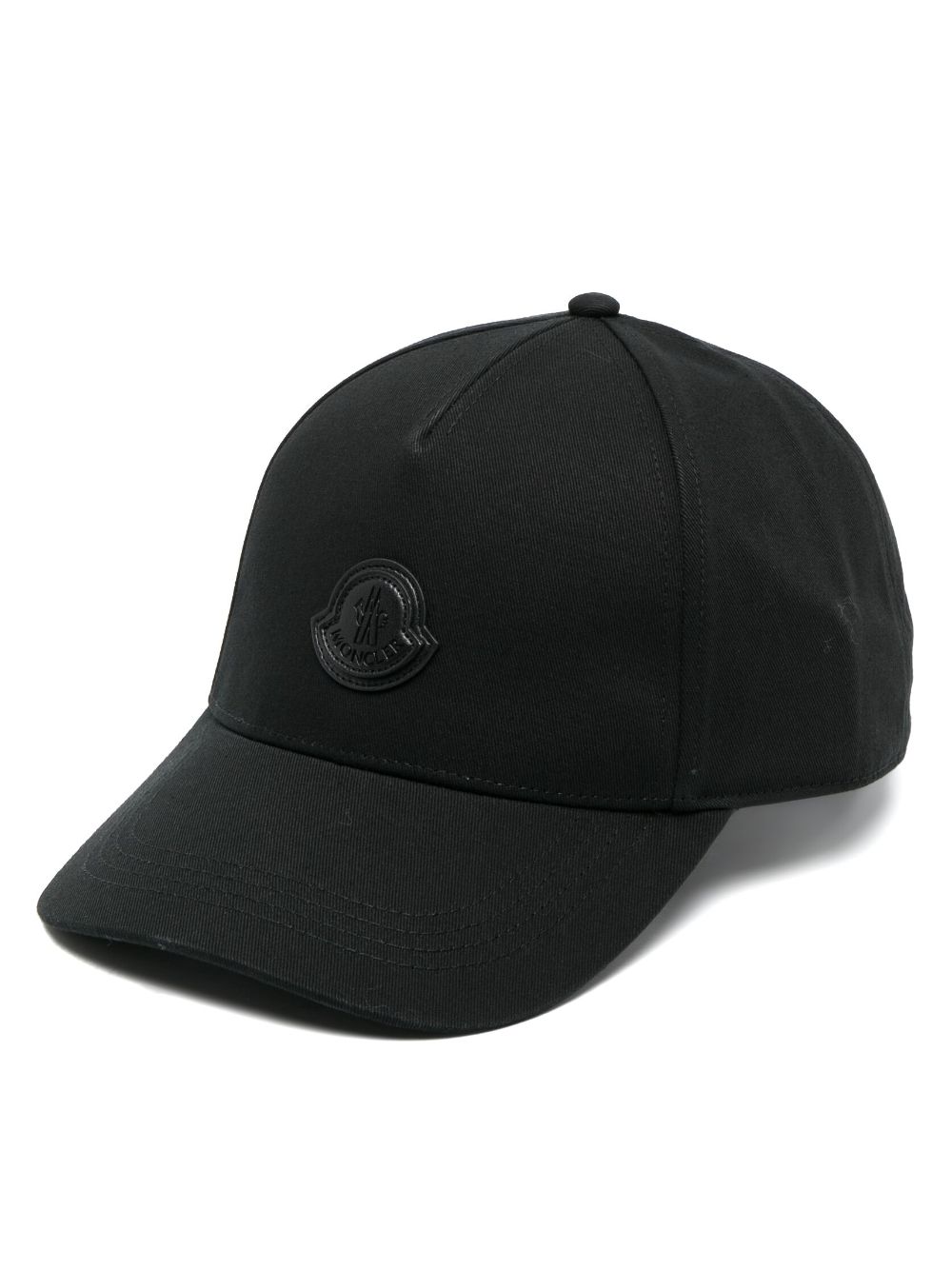 Moncler logo-patch baseball cap - Black von Moncler