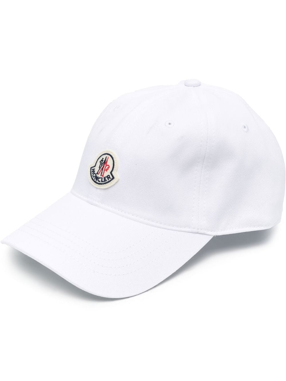 Moncler logo-patch detail baseball cap - White von Moncler