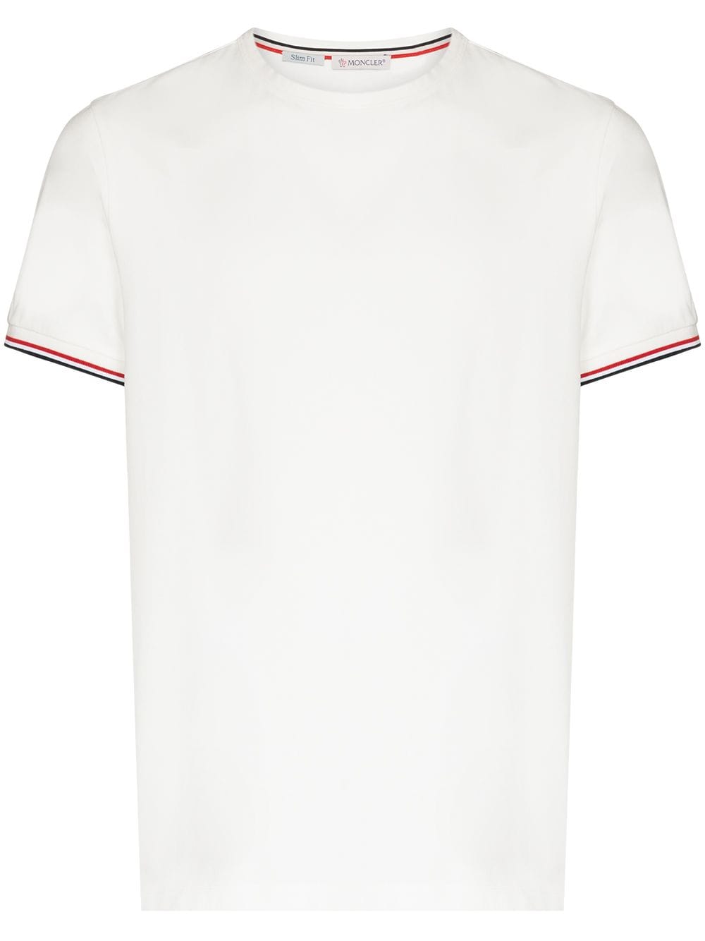 Moncler logo-patch short-sleeve T-shirt - White von Moncler