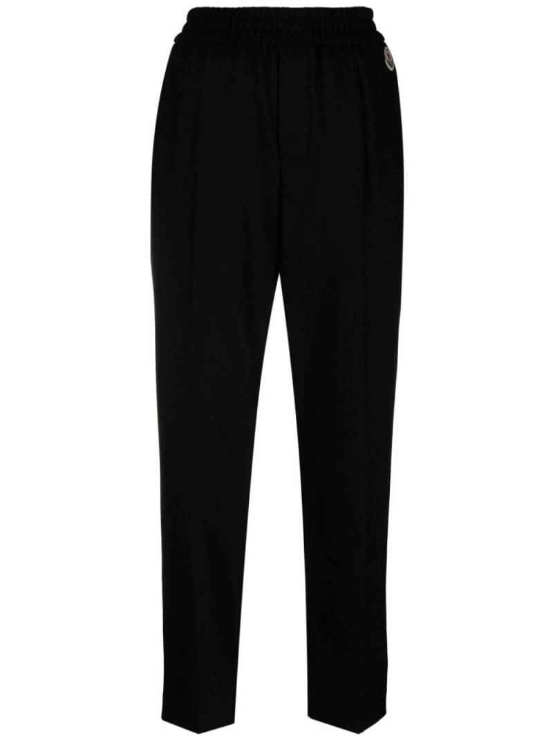 Moncler logo-patch track pants - Black von Moncler