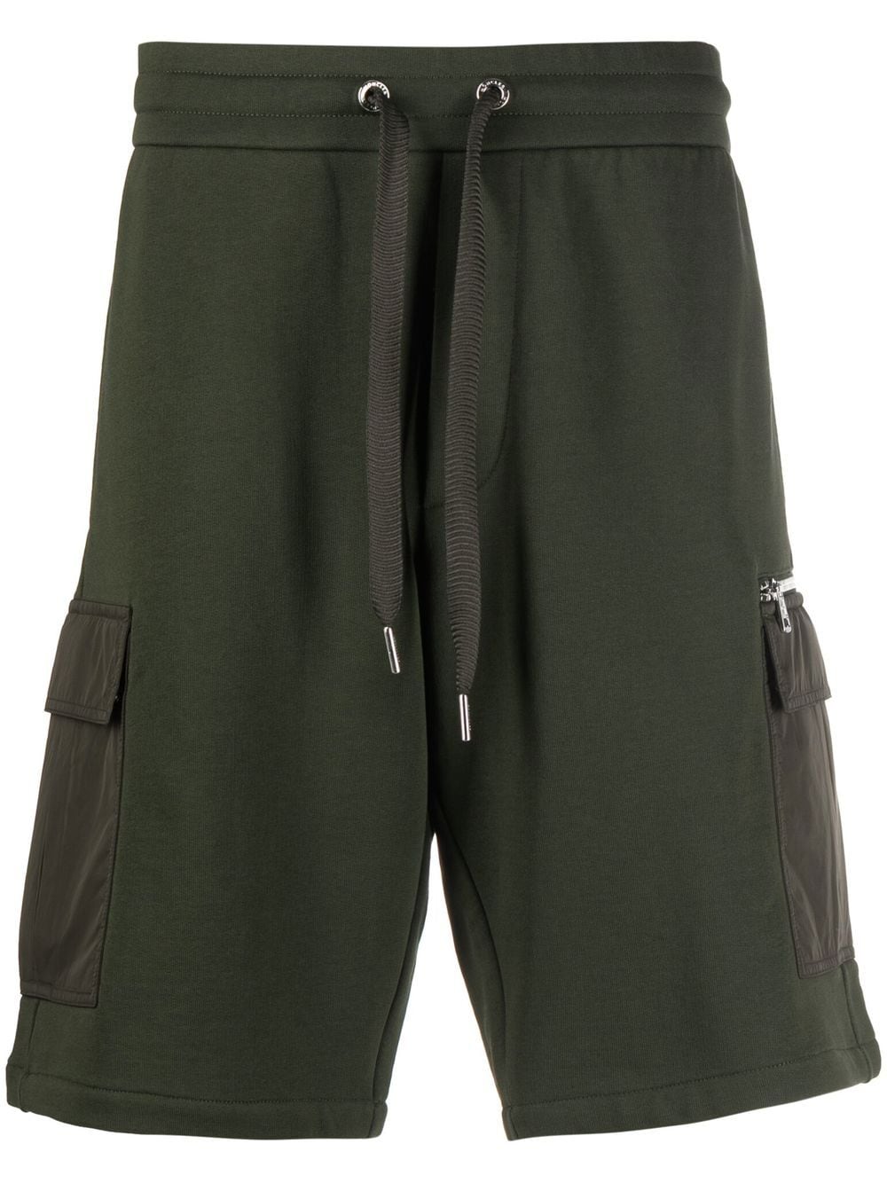 Moncler logo-patch track shorts - Green von Moncler