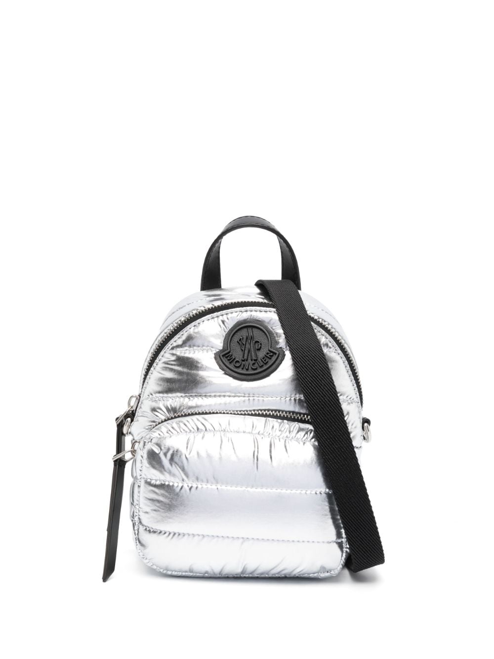 Moncler logo-patch zip-fastening backpack - Silver von Moncler