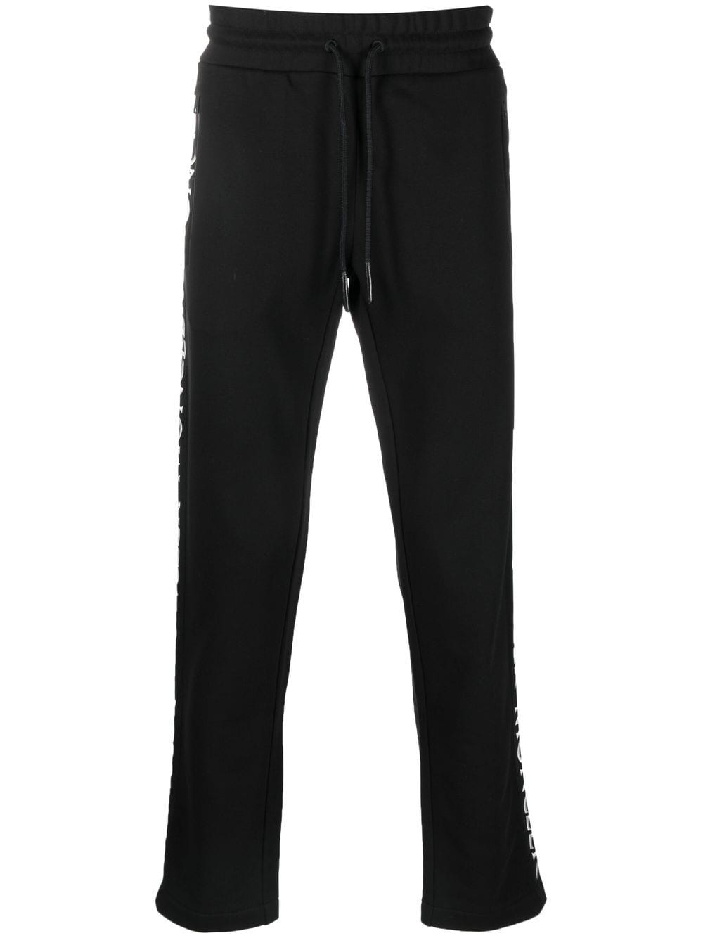 Moncler logo-print drawstring track pants - Black von Moncler