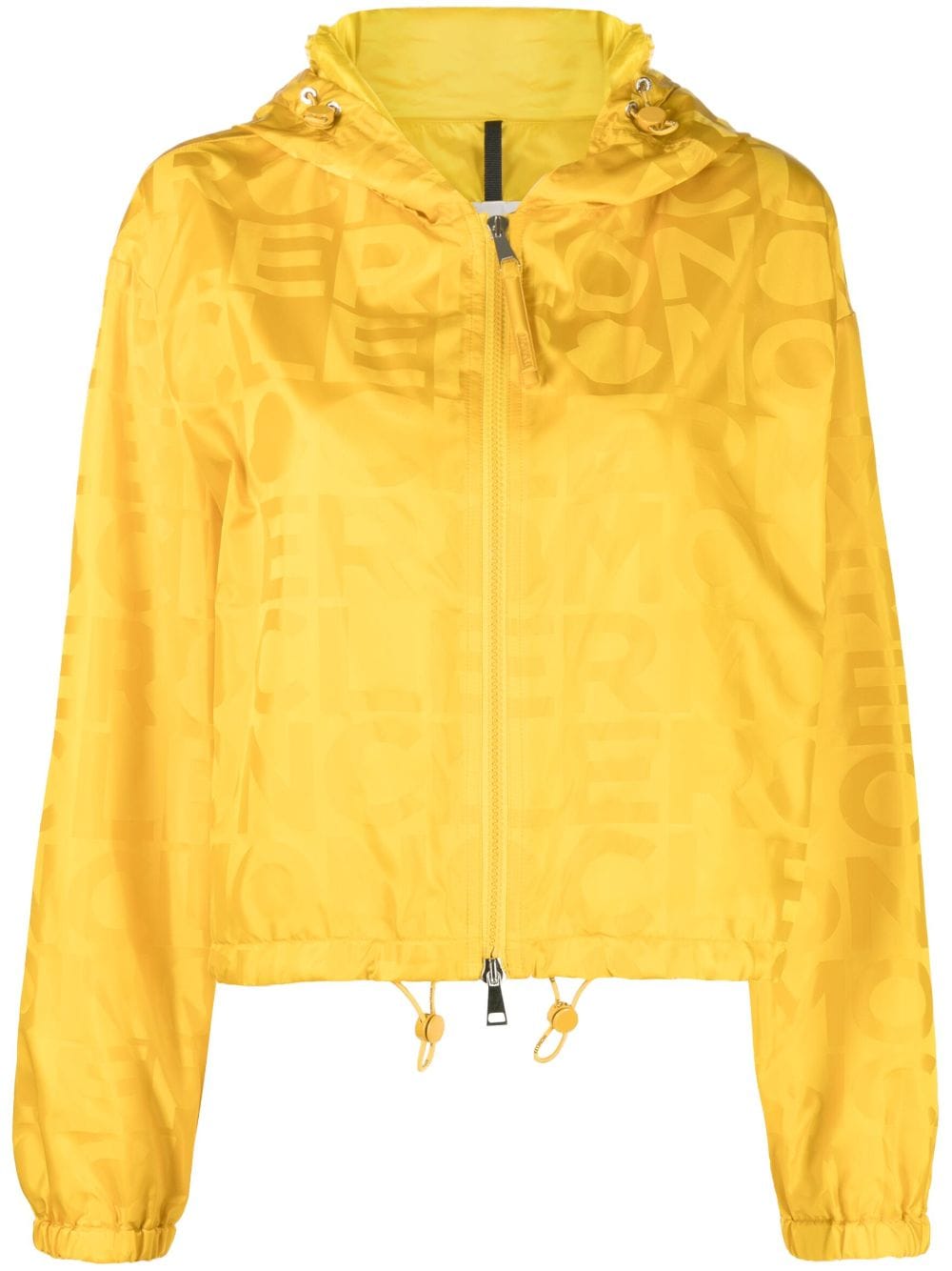 Moncler Vernant logo-print windbreaker - Yellow von Moncler