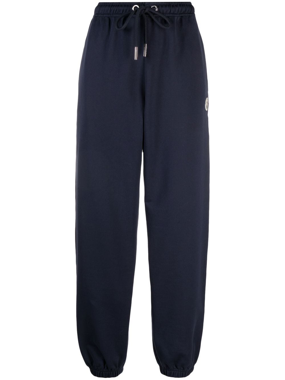 Moncler logo track pants - Blue von Moncler