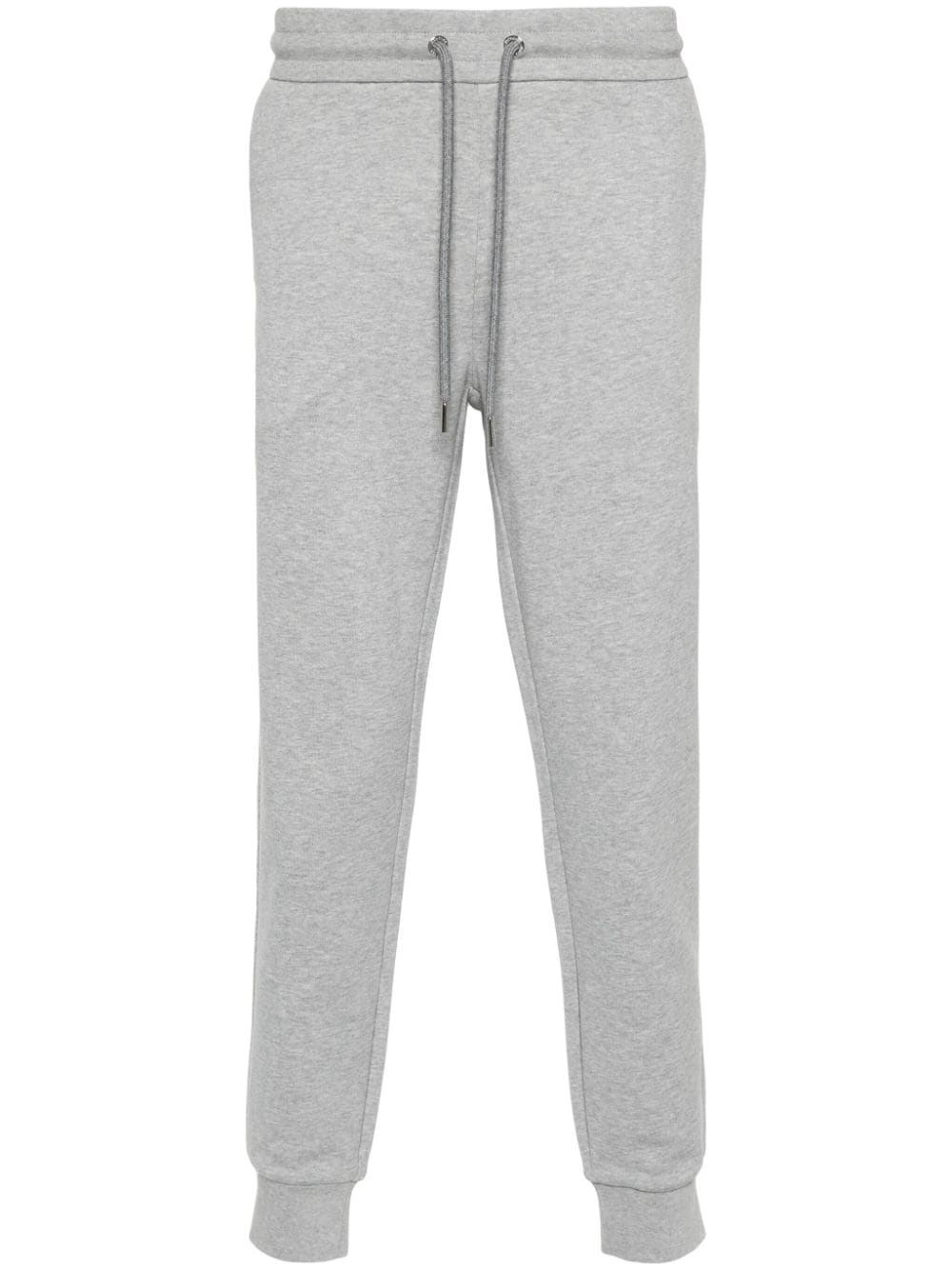 Moncler mélange-effect cotton track pants - Grey von Moncler