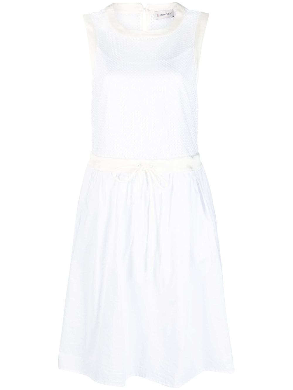 Moncler mesh-panelled minidress - White von Moncler