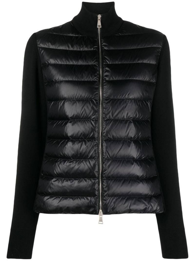 Moncler quilted padded cardigan - Black von Moncler