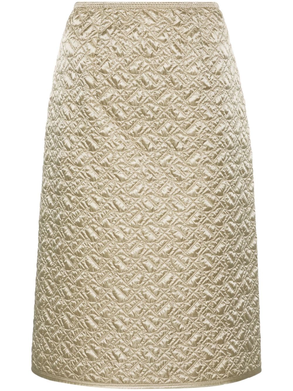 Moncler quilted pencil skirt - Green von Moncler