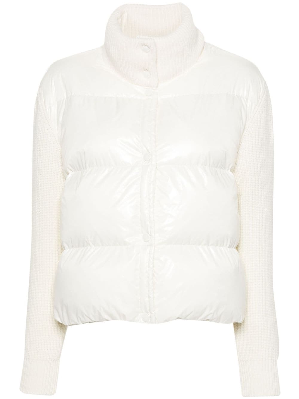 Moncler quilted wool cardigan - White von Moncler