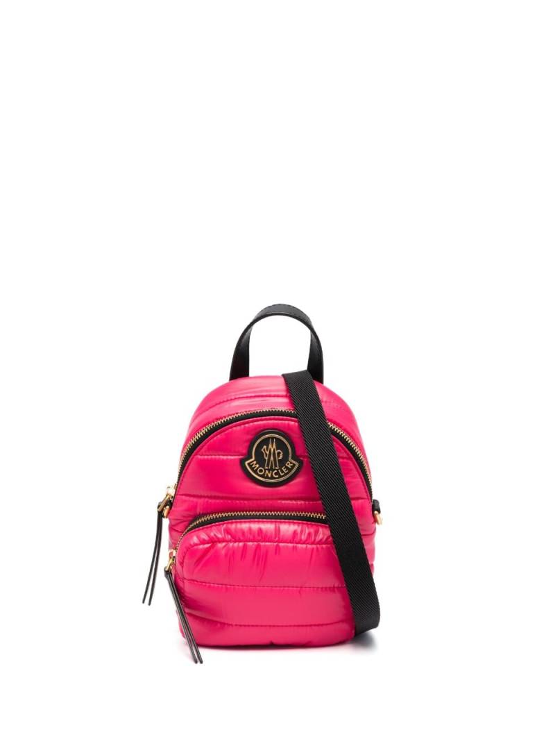 Moncler small Kilia crossbody bag - Pink von Moncler