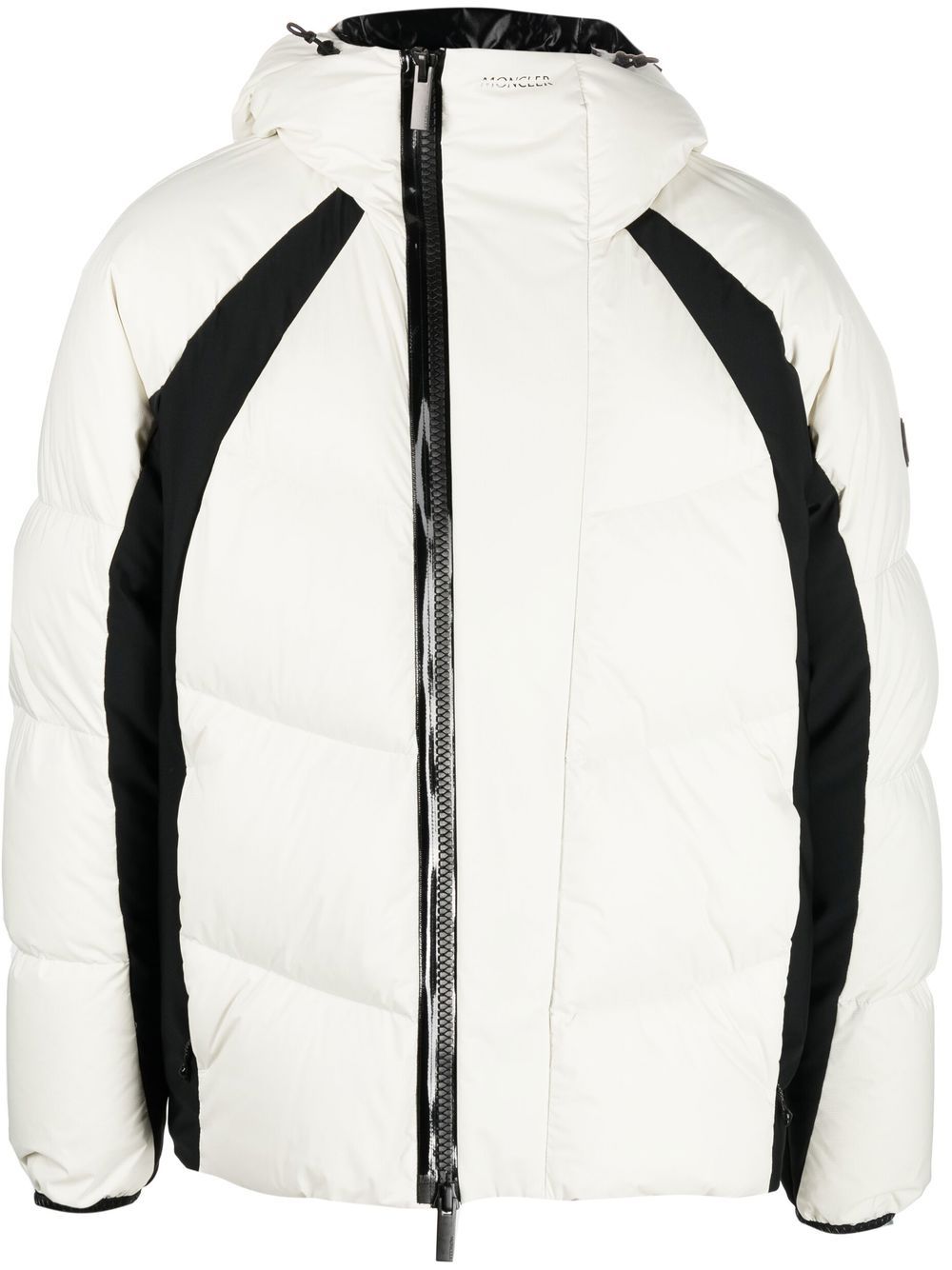 Moncler two-tone down puffer jacket - Neutrals von Moncler