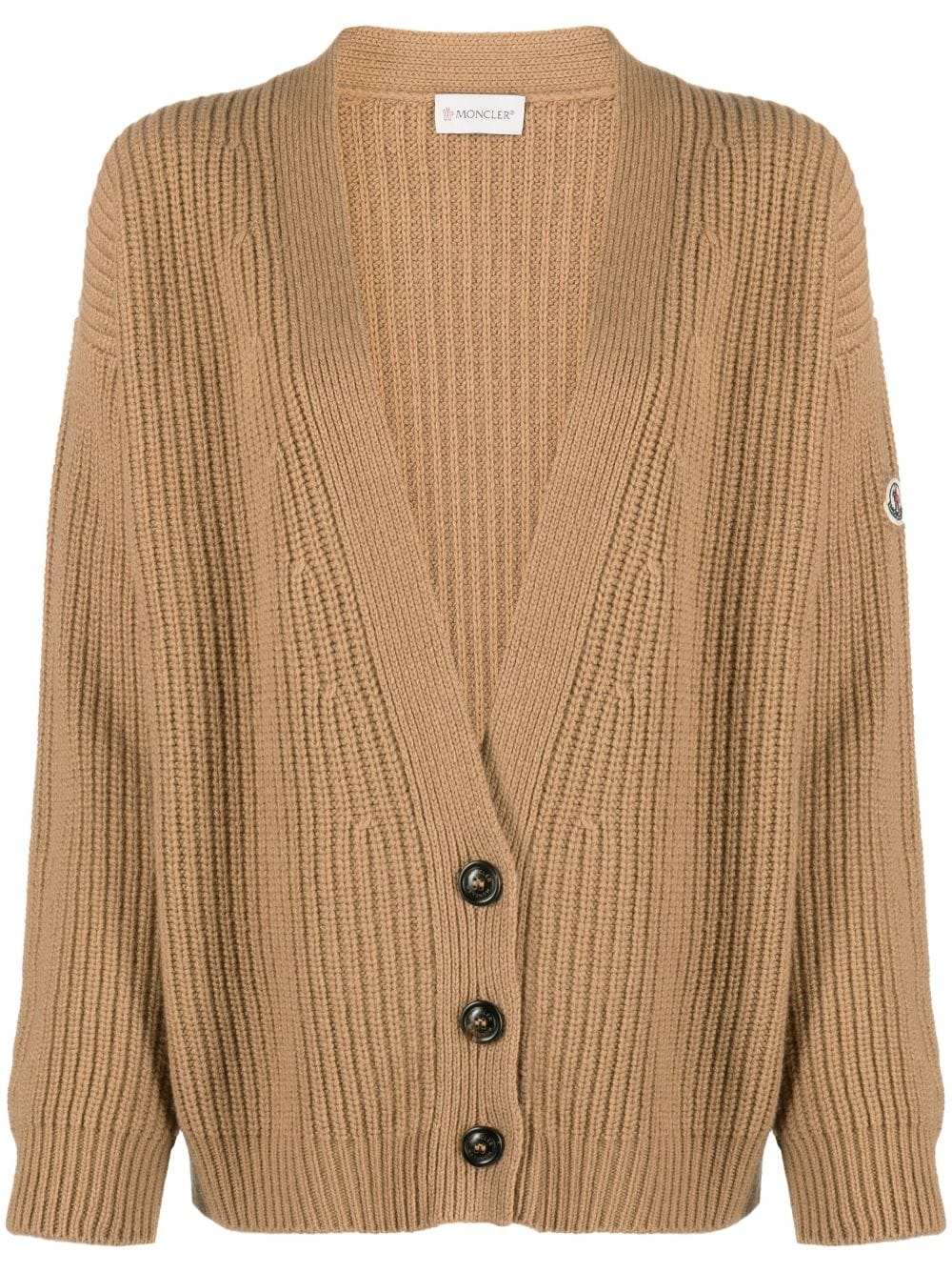 Moncler wool-blend cardigan - Brown von Moncler