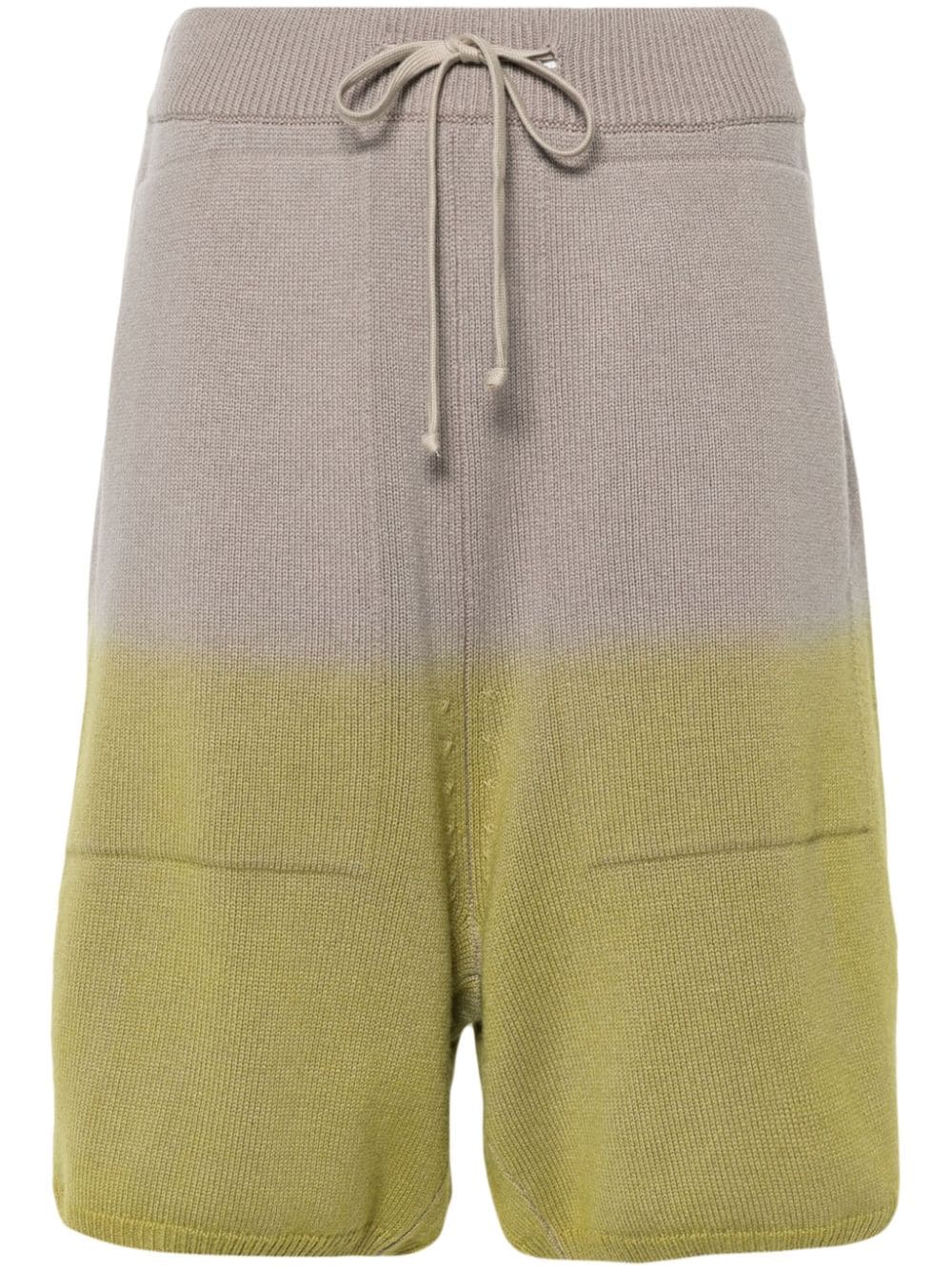 Moncler x Rick Owens knitted shorts - Green von Moncler