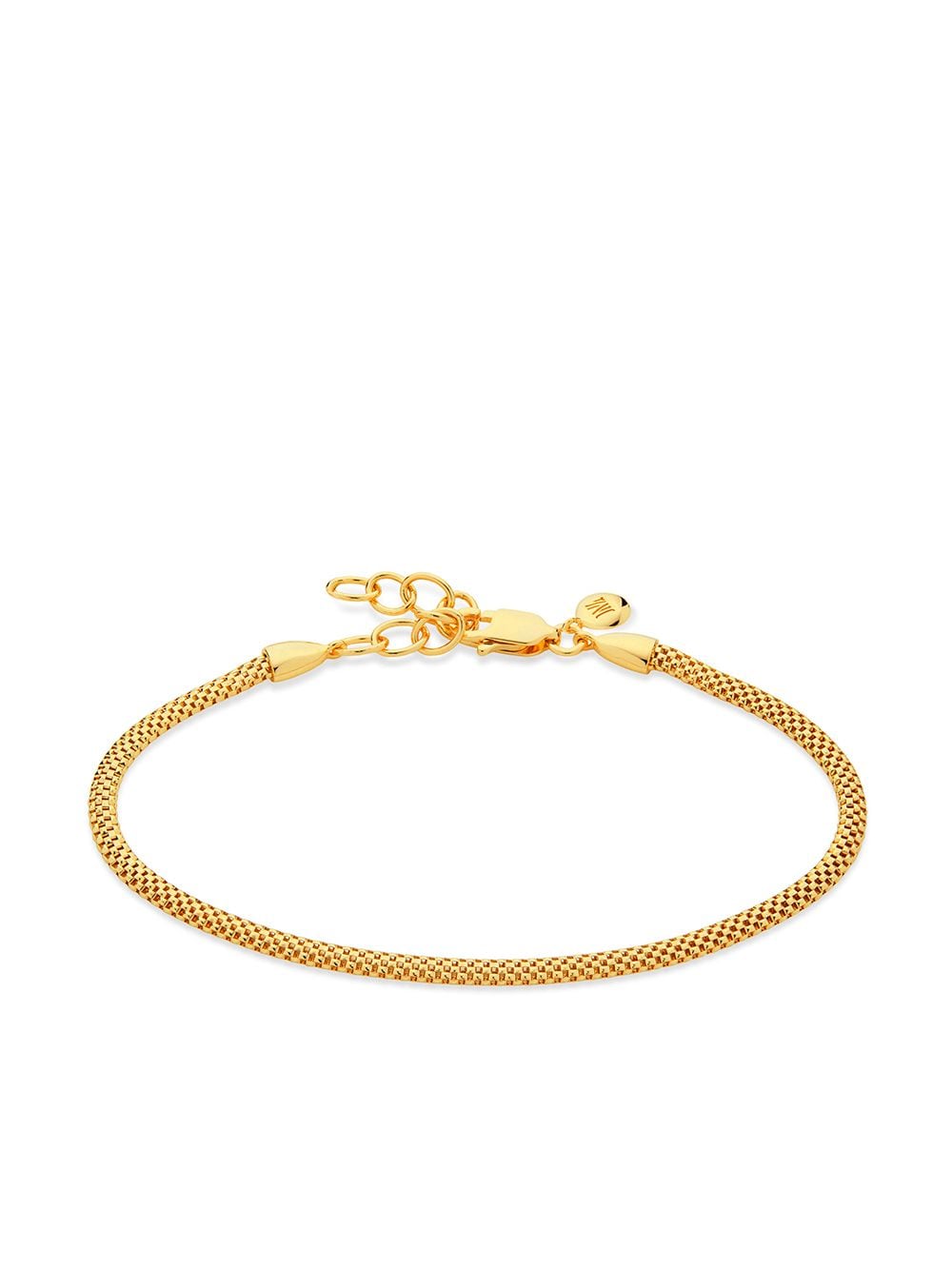 Monica Vinader Heirloom woven fine chain bracelet - Gold von Monica Vinader