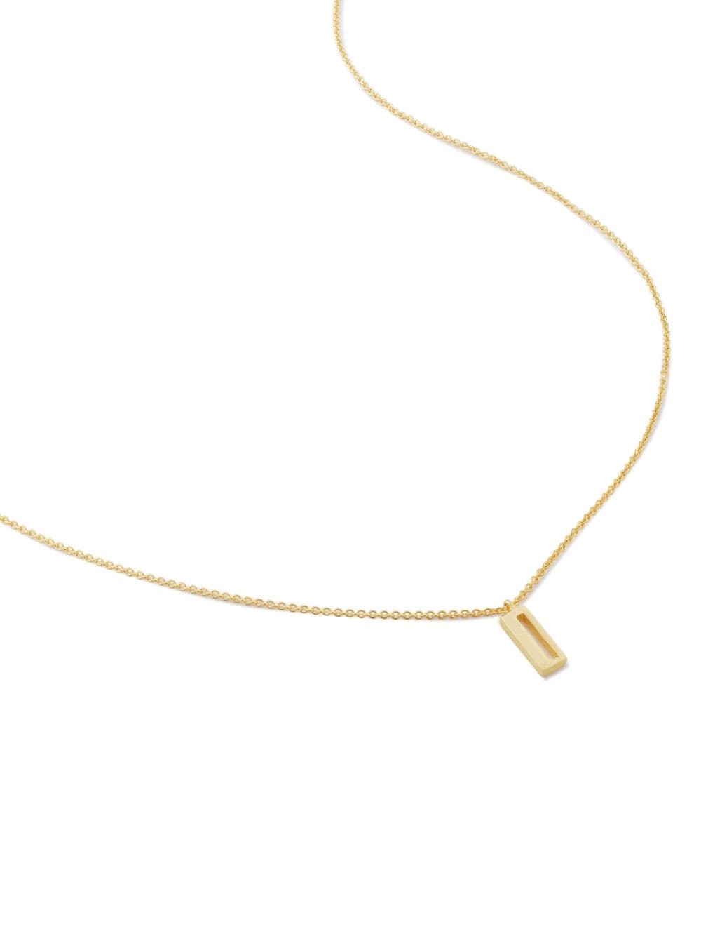 Monica Vinader Alphabet I pendant necklace - Gold von Monica Vinader