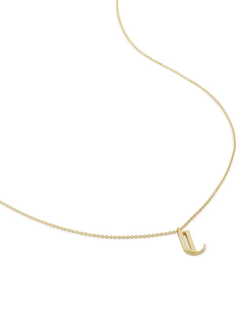 Monica Vinader Alphabet J adjustable necklace - Gold von Monica Vinader