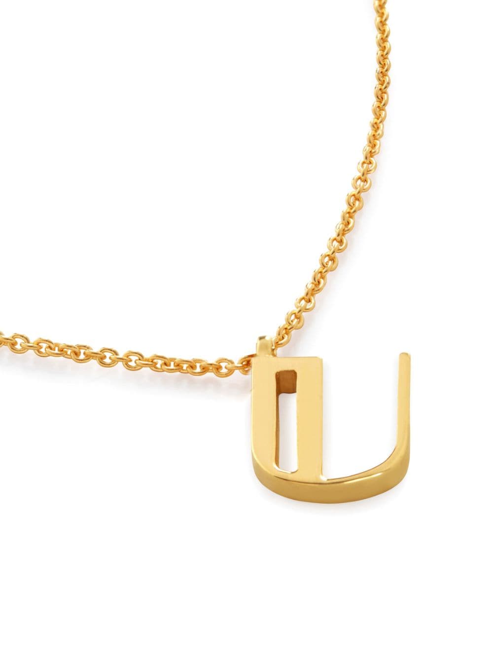 Monica Vinader Alphabet U necklace - Gold von Monica Vinader