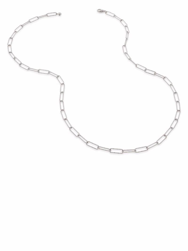 Monica Vinader Alta textured chain necklace - Silver von Monica Vinader