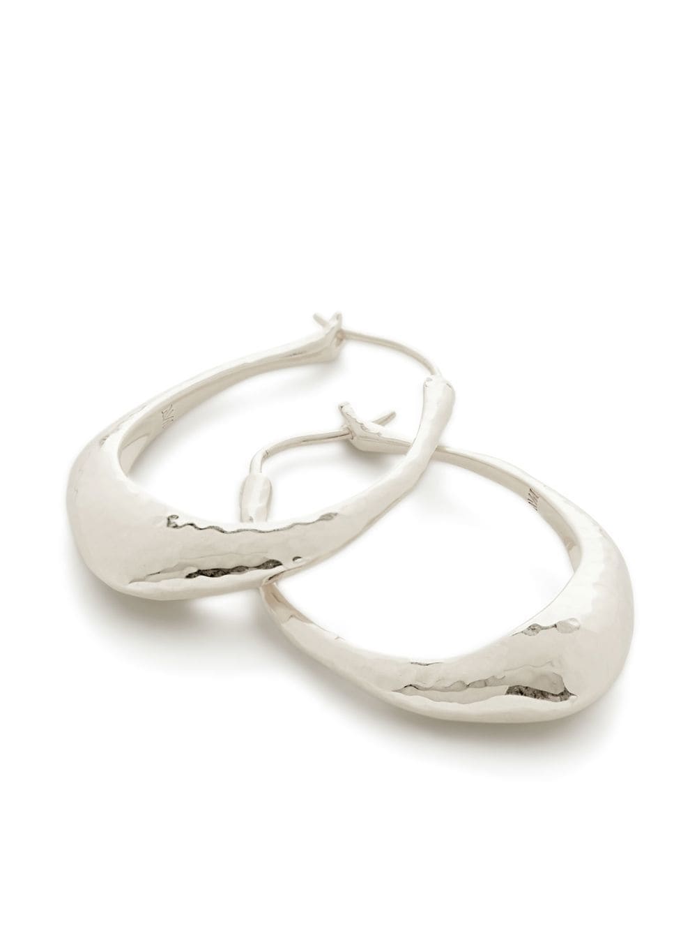 Monica Vinader Deia medium hoop earrings - Silver von Monica Vinader