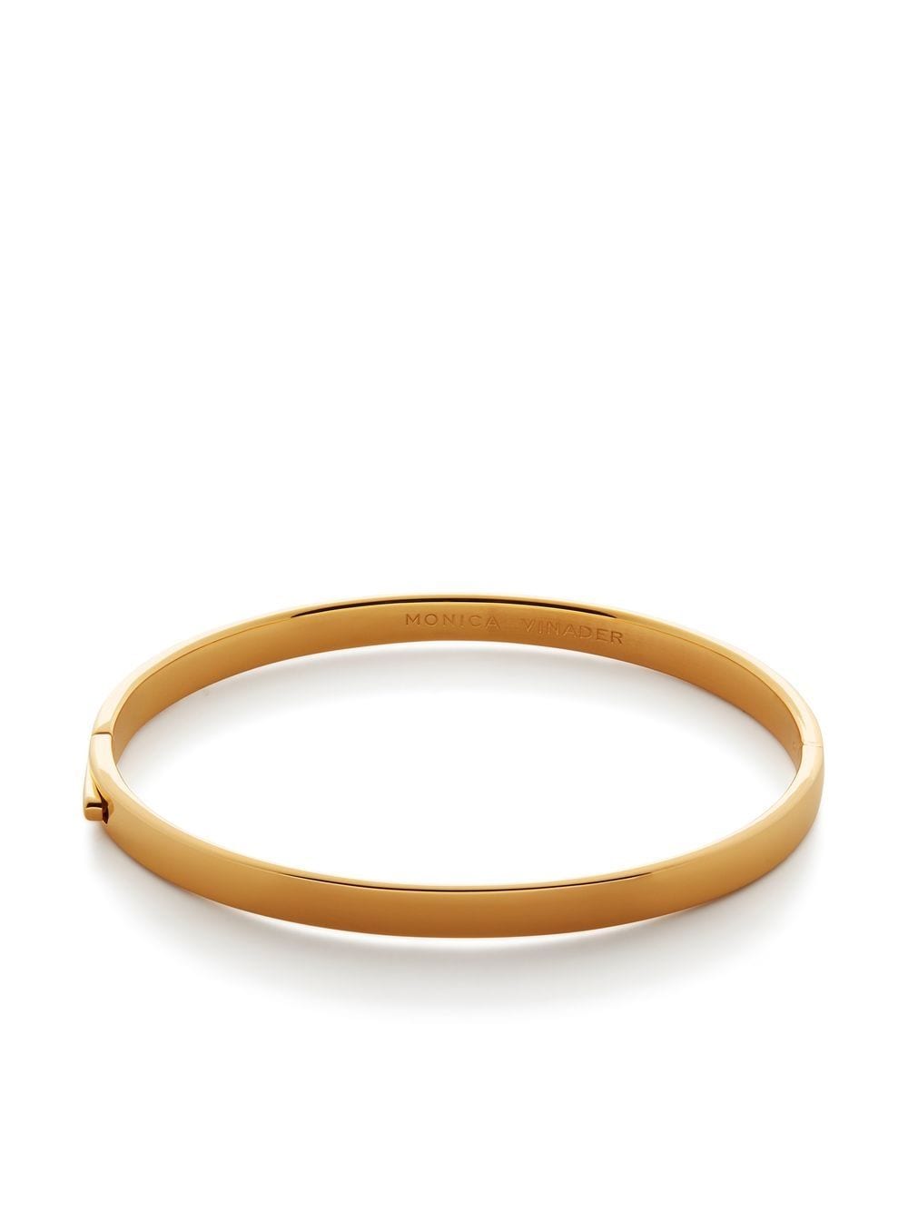 Monica Vinader Essential bangle bracelet - Gold von Monica Vinader