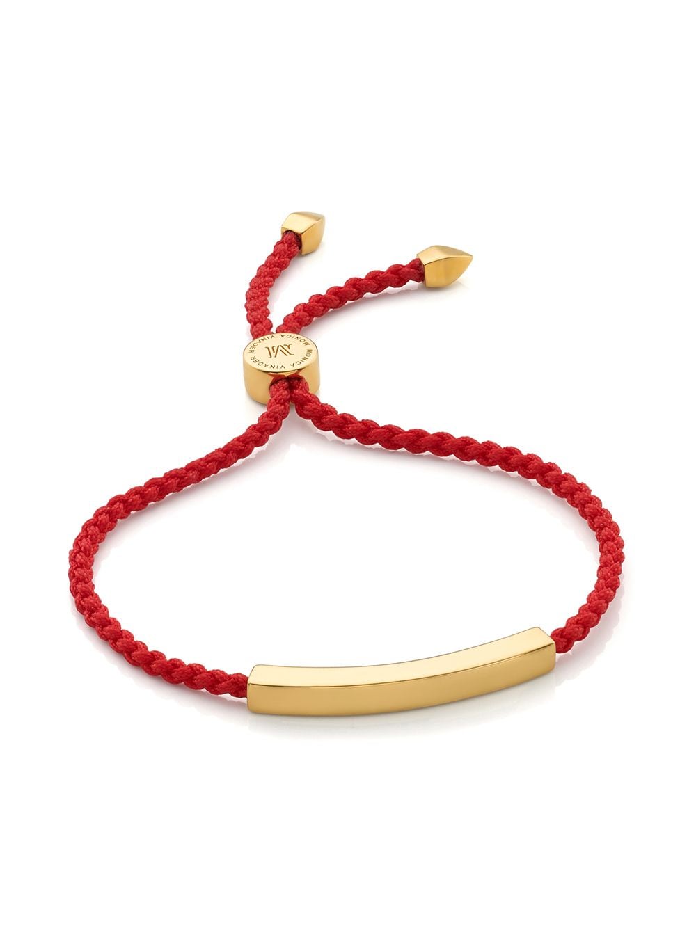 Monica Vinader Linear cord bracelet - Red von Monica Vinader