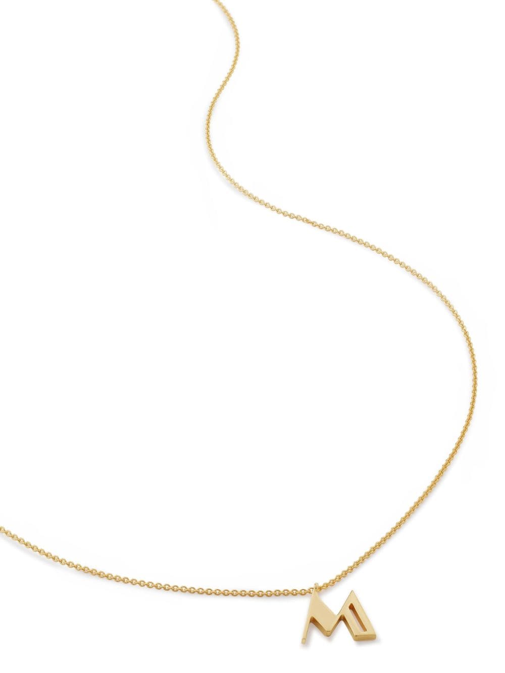 Monica Vinader M adjustable necklace - Gold von Monica Vinader