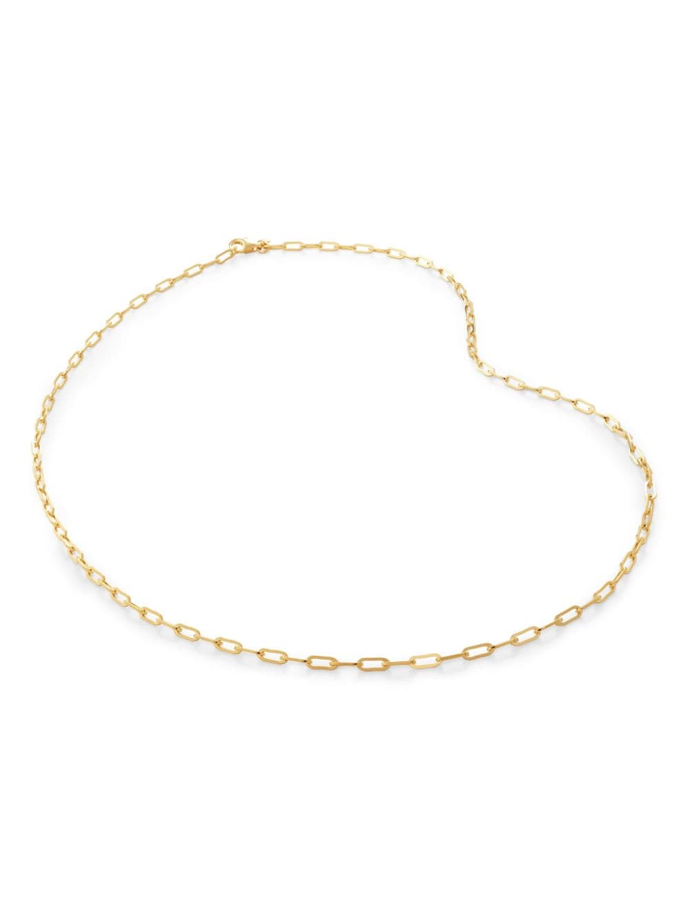 Monica Vinader Mini Paperclip chain necklace - Gold von Monica Vinader