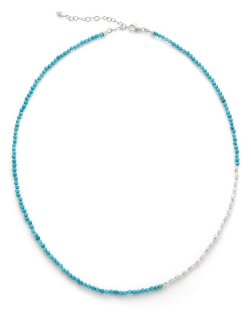 Monica Vinader Nugget Gemstone beaded necklace - Silver von Monica Vinader