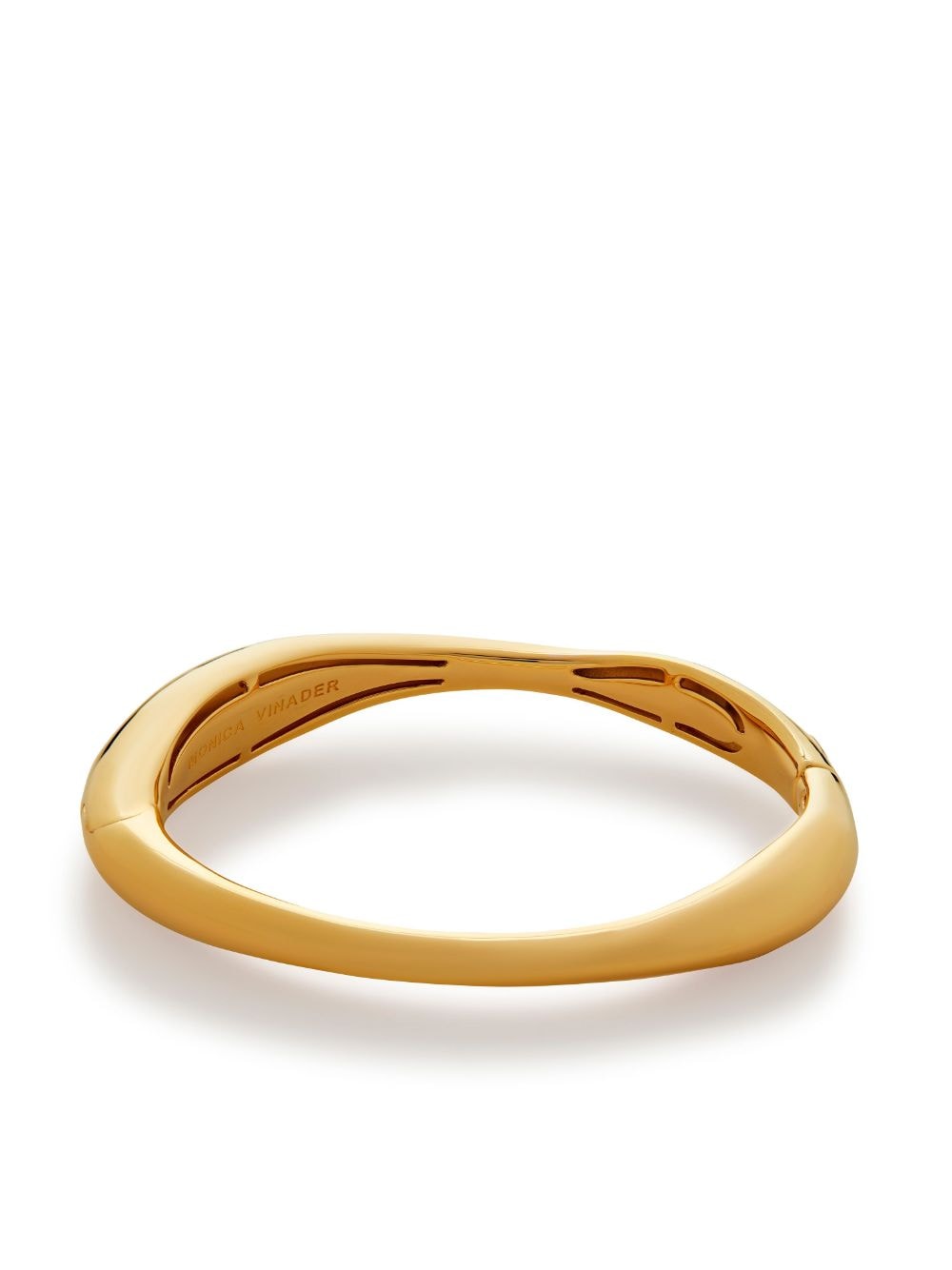 Monica Vinader Nura Reef wide bangle bracelet - Gold von Monica Vinader