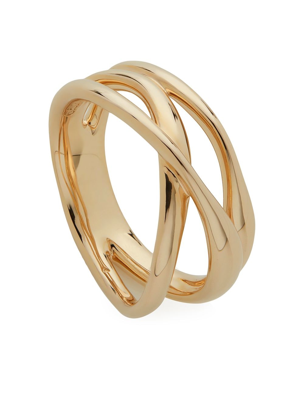 Monica Vinader Nuro cross over ring - Gold von Monica Vinader