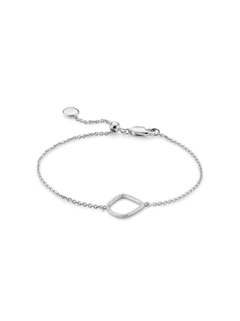 Monica Vinader Riva Diamond Kite Chain bracelet - Silver von Monica Vinader