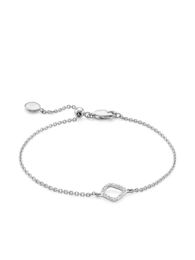 Monica Vinader Riva Mini Kite diamond bracelet - Silver von Monica Vinader