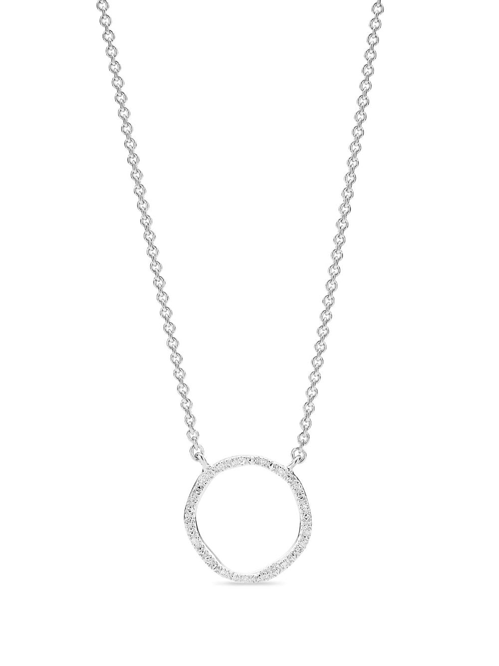 Monica Vinader Riva crystal-embellished necklace - Silver von Monica Vinader